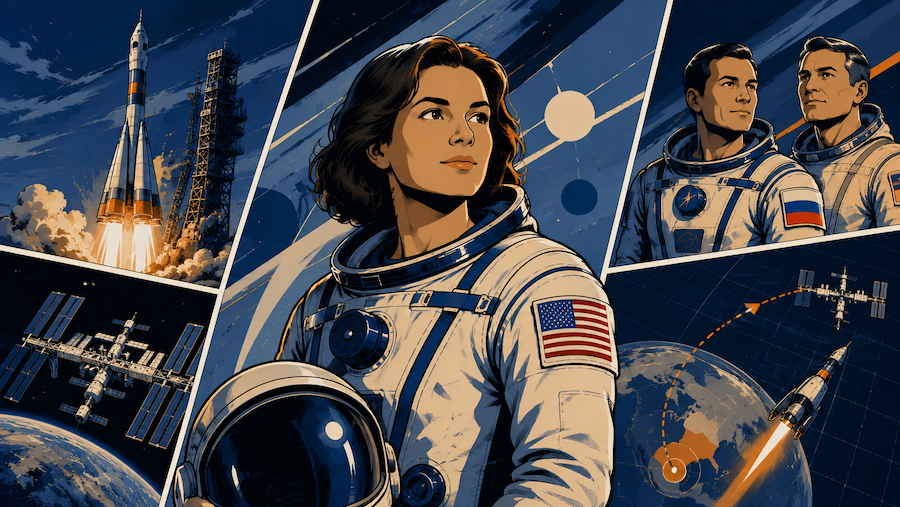NASA schickt Deniz Burnham erstmals zur Raumstation