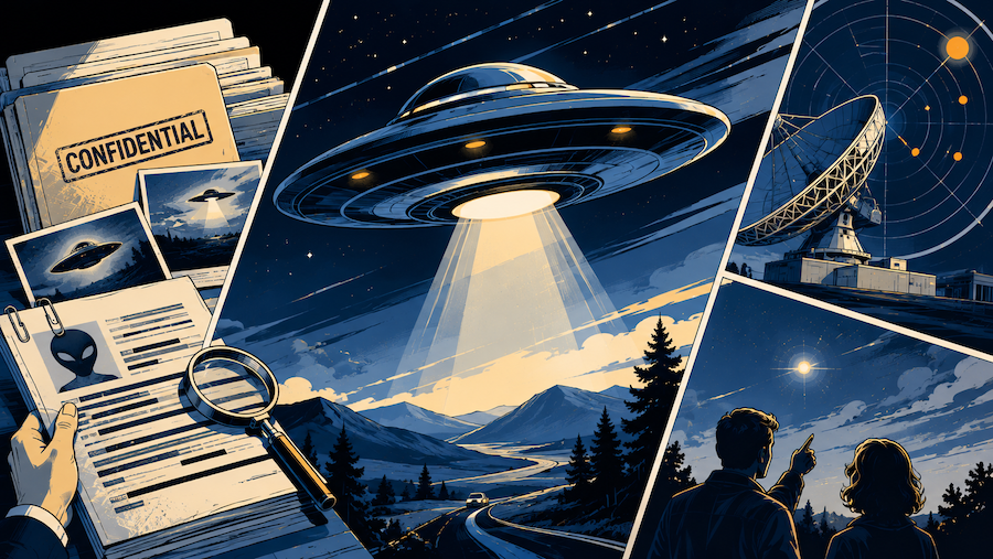 Neue UFO-Akten oeffnen alte Fragen