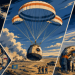 Raumfahrer kehren nach acht Monaten von der ISS zurueck