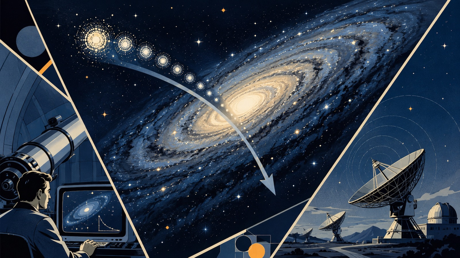 Sternentstehung in der Andromedagalaxie laesst deutlich nach 7West