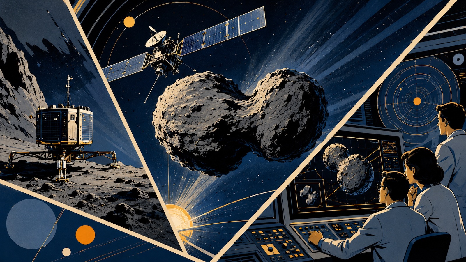 67P Tschurjumow-Gerassimenko Was entdeckte Rosetta auf dem Kometen