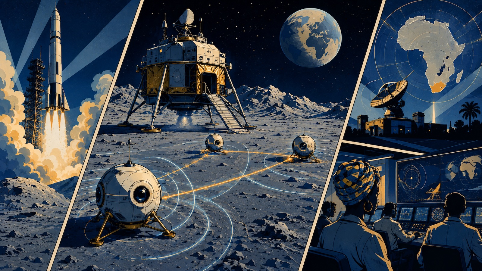 Afrikanisches Radioteleskop soll auf den Mond