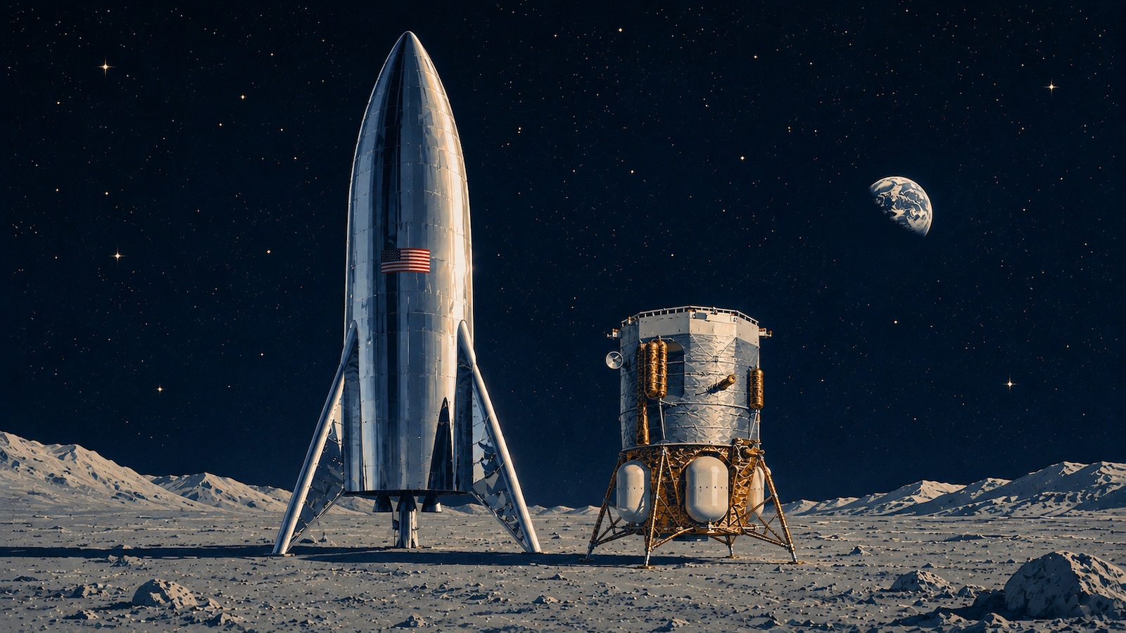 Blue Origin und SpaceX im Vergleich Raketen, Mondlander und Ziele