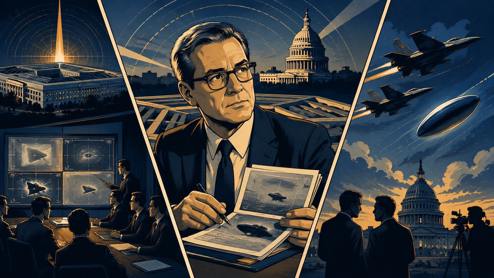 Christopher Mellon Was weiss der ehemalige Pentagon-Insider ueber UFOs
