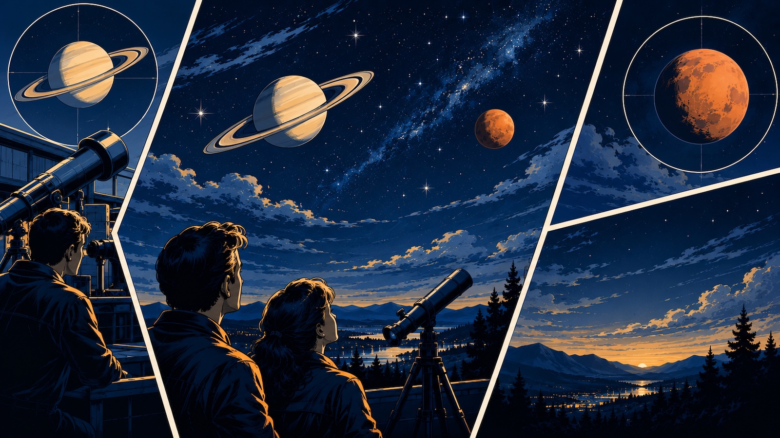 Der Mond macht den Sternschnuppen Platz