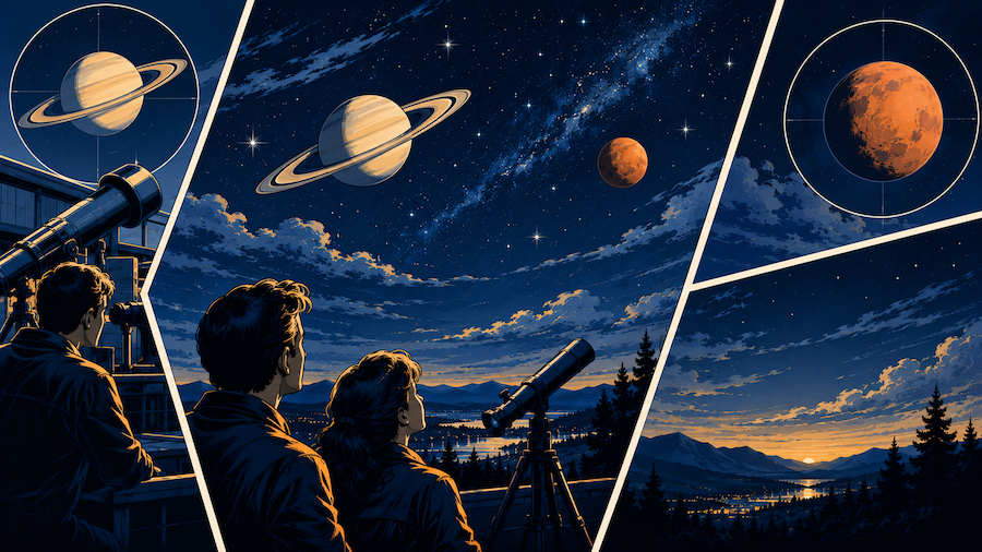 Der Mond macht den Sternschnuppen Platz