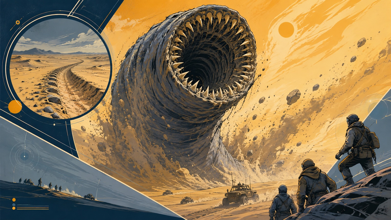 Dune Oekologie und Macht auf einem Wuestenplaneten