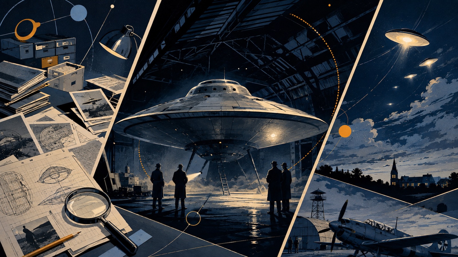 Erste UFO-Sichtungen in Deutschland Wie die fliegenden Untertassen nach Deutschland kamen