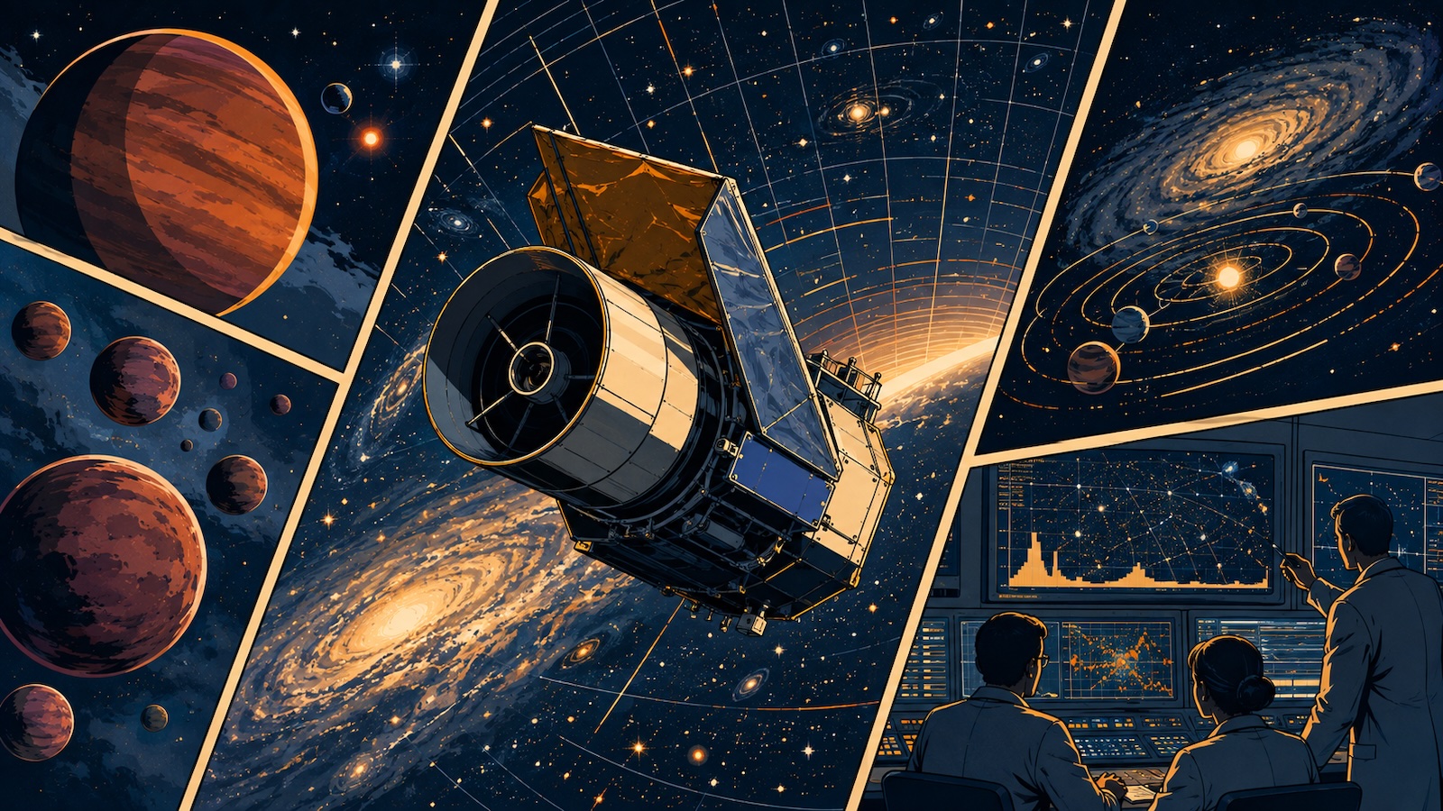 Euclid rueckt bislang schwer erfassbare Himmelskoerper in den Fokus