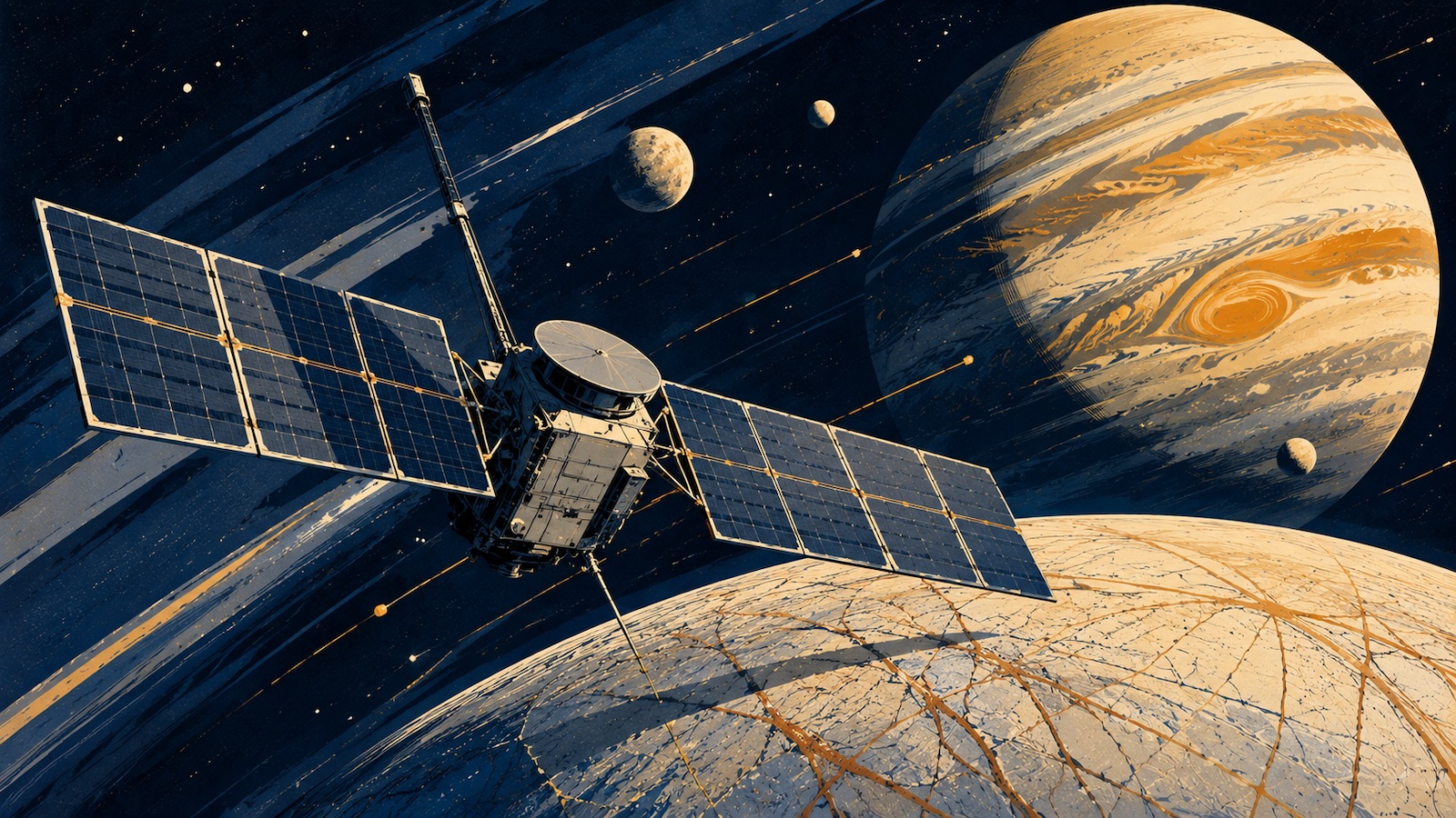Europa Clipper Wann erreicht die Raumsonde den Jupitermond Europa