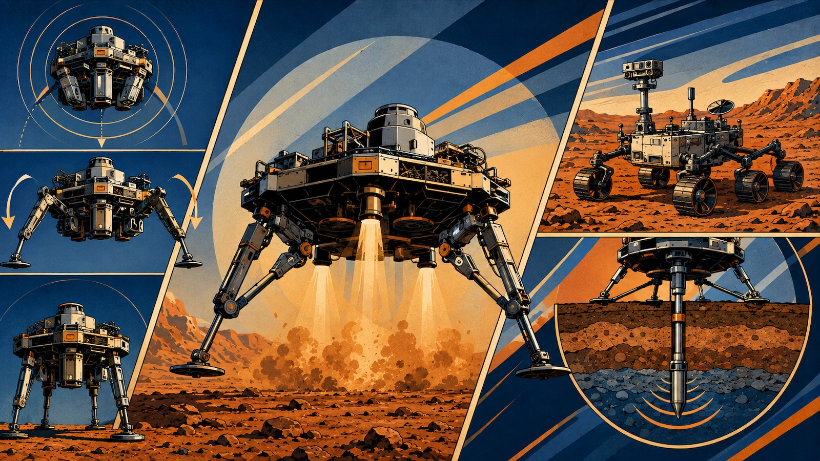 ExoMars erprobt ausfahrbare Landebeine