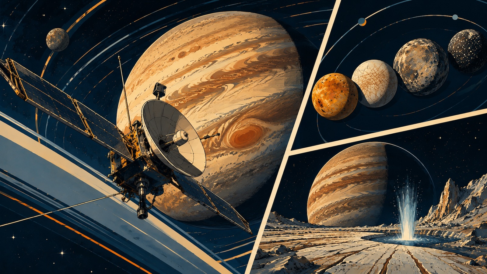 Galileo Was entdeckte die Raumsonde bei Jupiter und seinen Monden