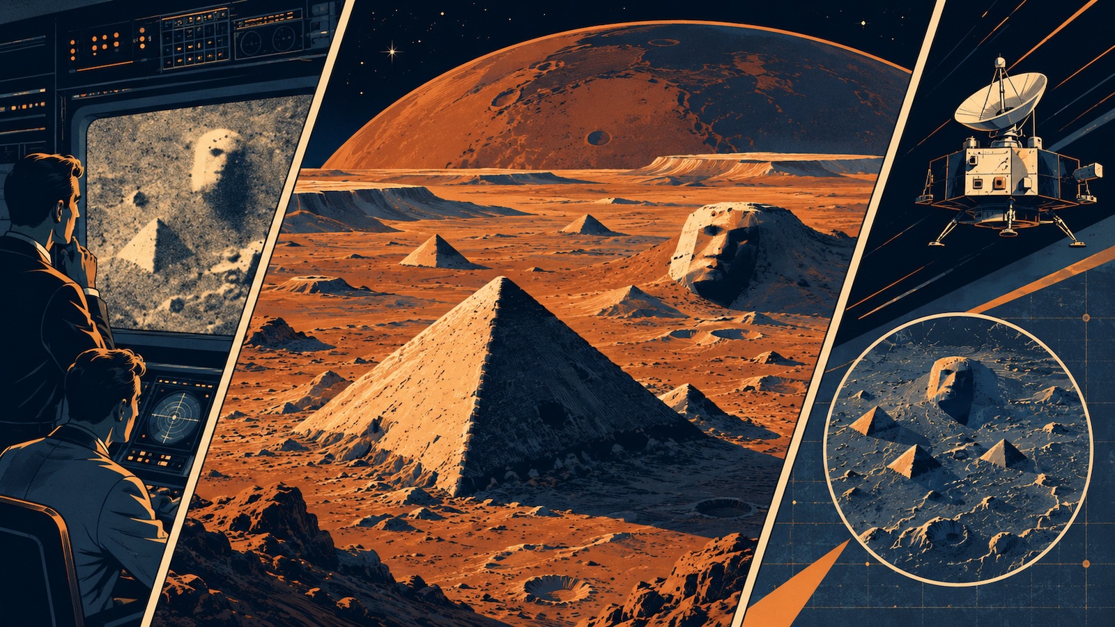 Gibt es Pyramiden auf dem Mars Das Raetsel von Cydonia
