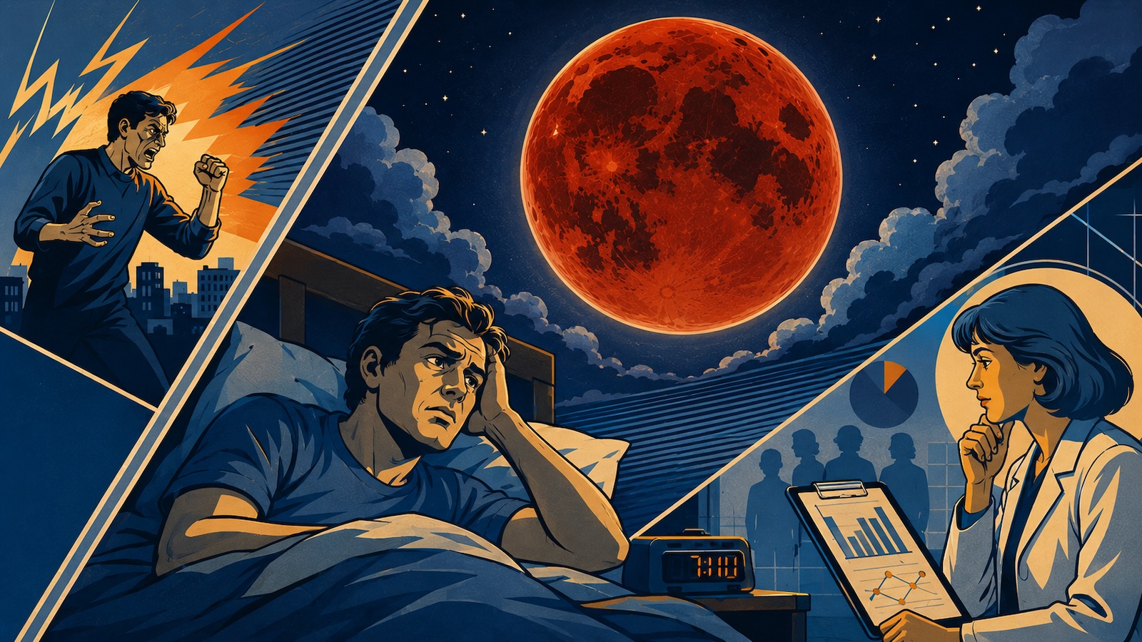 Hat ein Blutmond Auswirkungen auf den Menschen