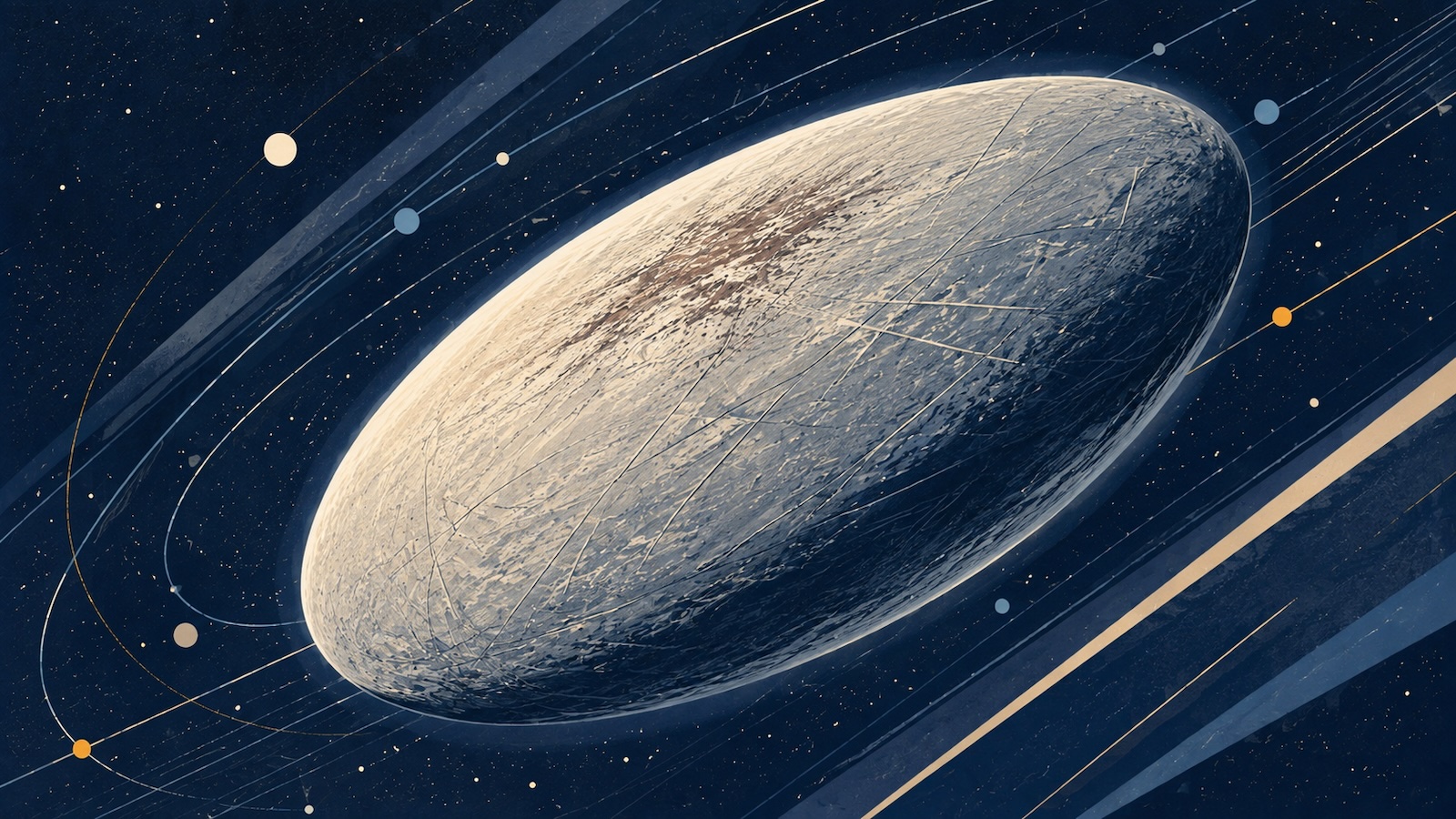 Haumea Warum ist der Zwergplanet so ungewoehnlich geformt
