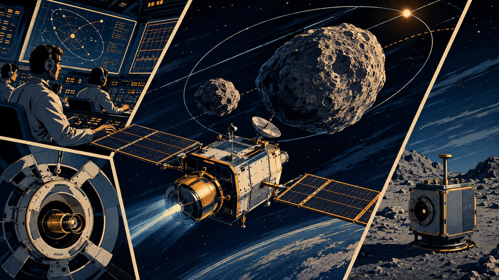 Hera bereitet sich auf autonome Erkundung eines Asteroiden vor