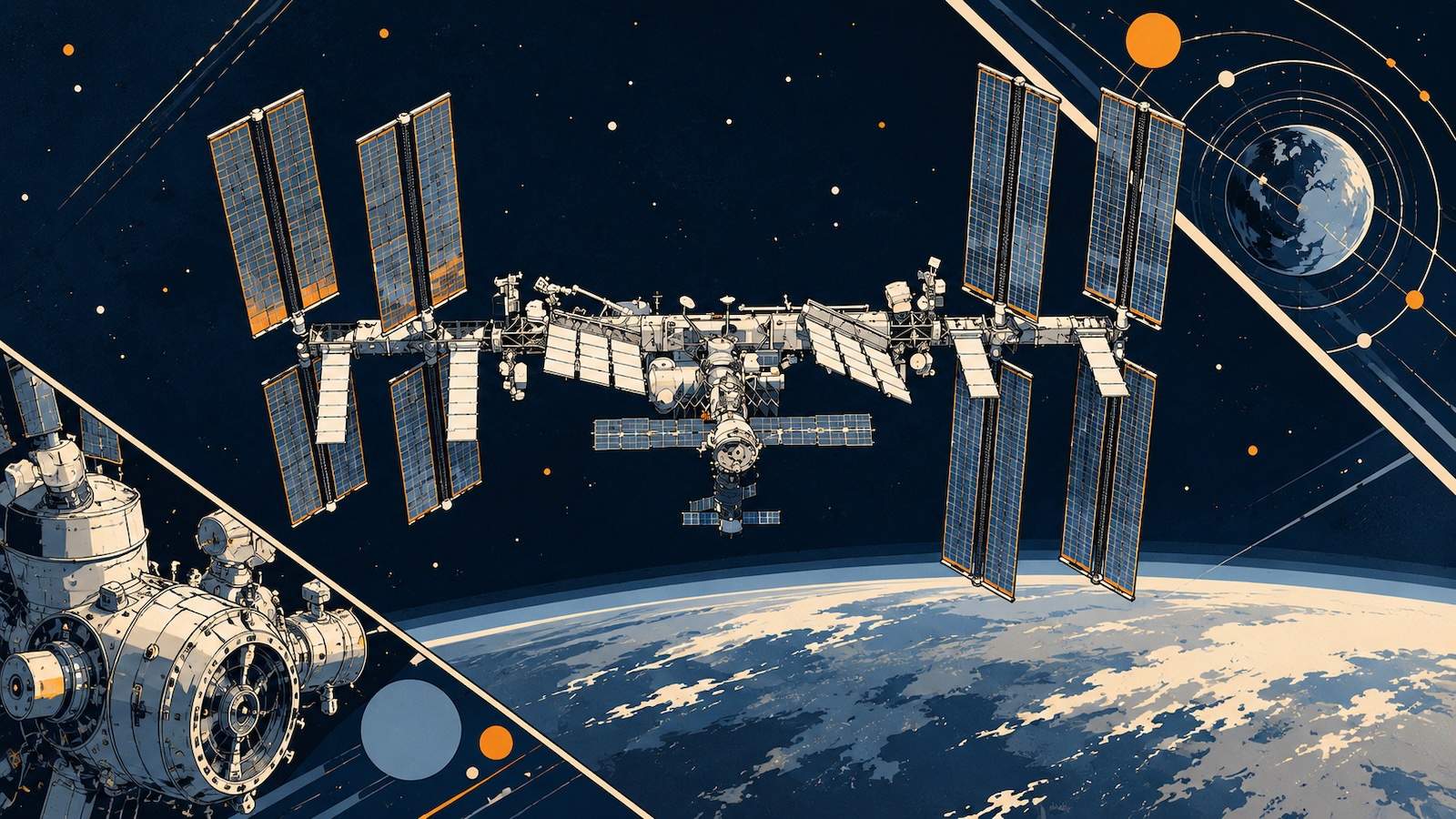 ISS 02 Internationale Weltraumstation