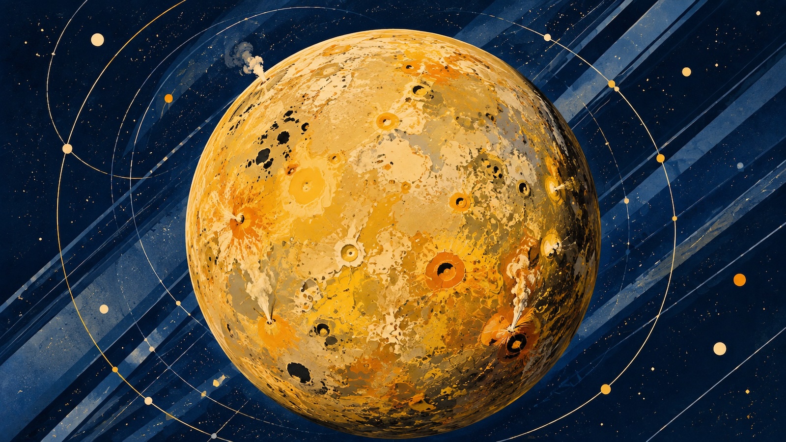 Io Warum gibt es auf dem Jupitermond so viele Vulkane
