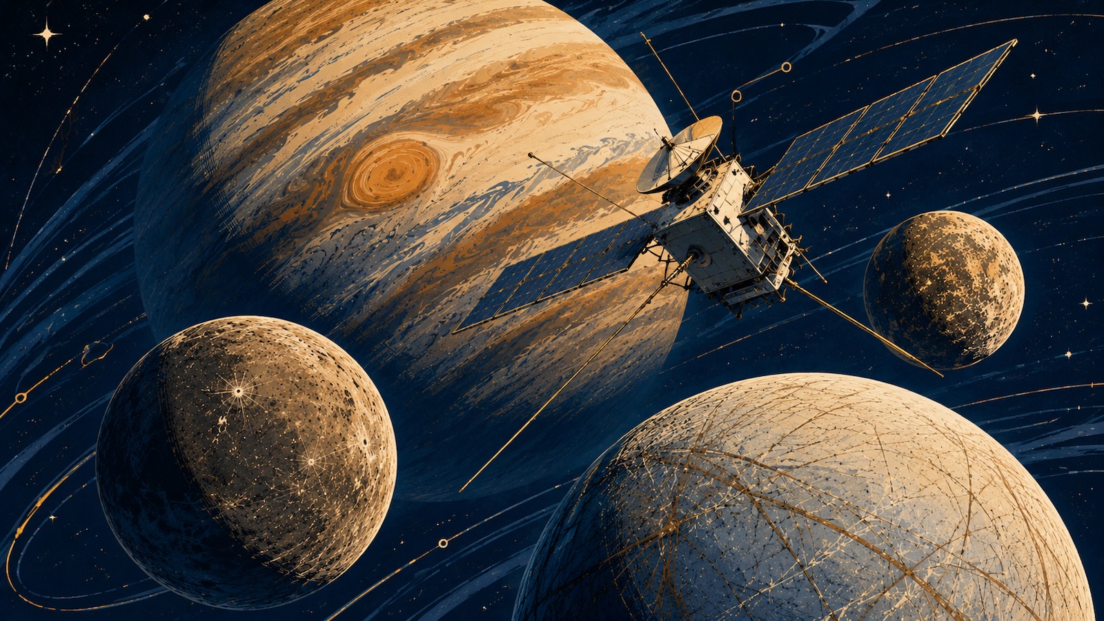 JUICE Wann erreicht die Raumsonde Jupiter und seine Monde