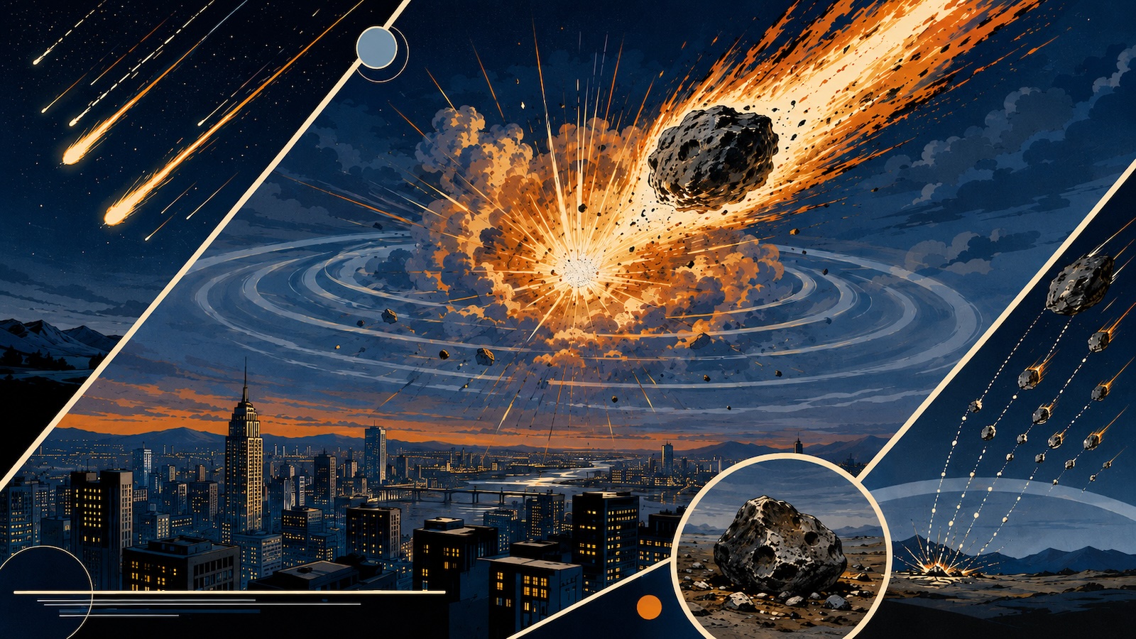 Kann ein Asteroid die Erde treffen