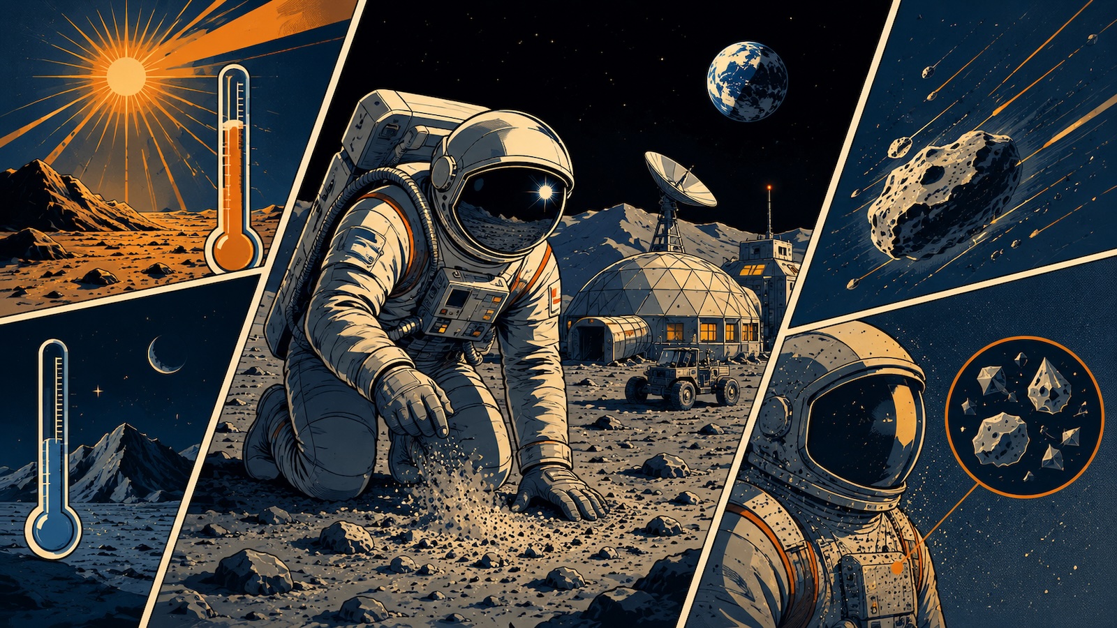 Kann man auf dem Mond leben