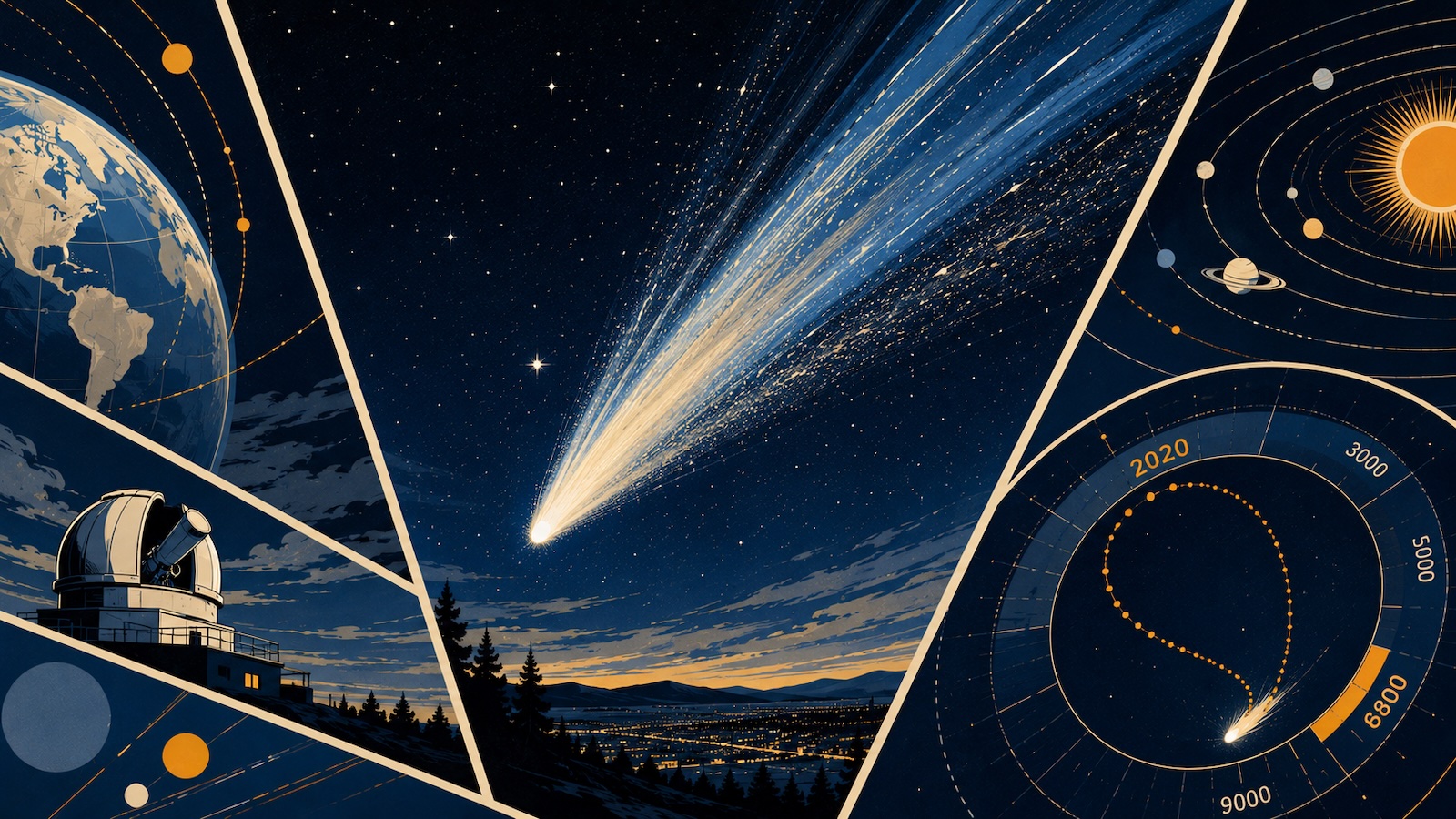 NEOWISE Wann kommt der beruehmte Komet wieder