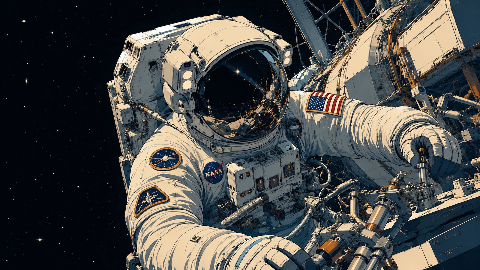 Neue Hochgeschwindigkeitsantenne an der ISS installiert