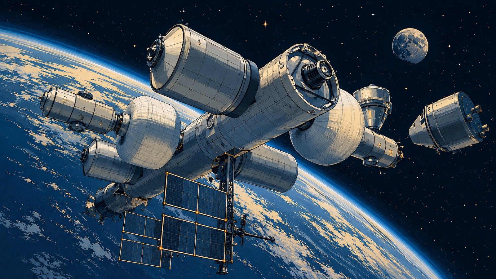 Orbital Reef Die geplante Raumstation von Blue Origin