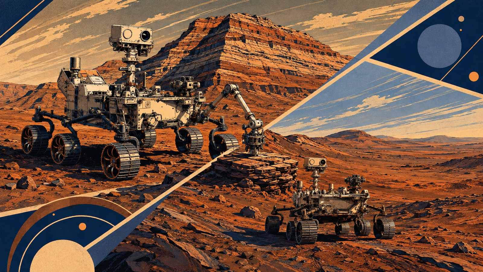 Perseverance und Curiosity Was ist der Unterschied zwischen den Mars-Rovern