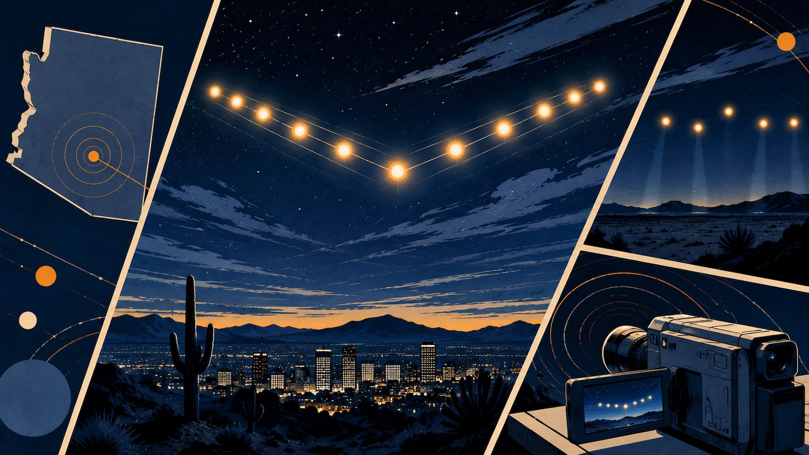 Phoenix Lights Was steckt hinter den Lichtern ueber Arizona