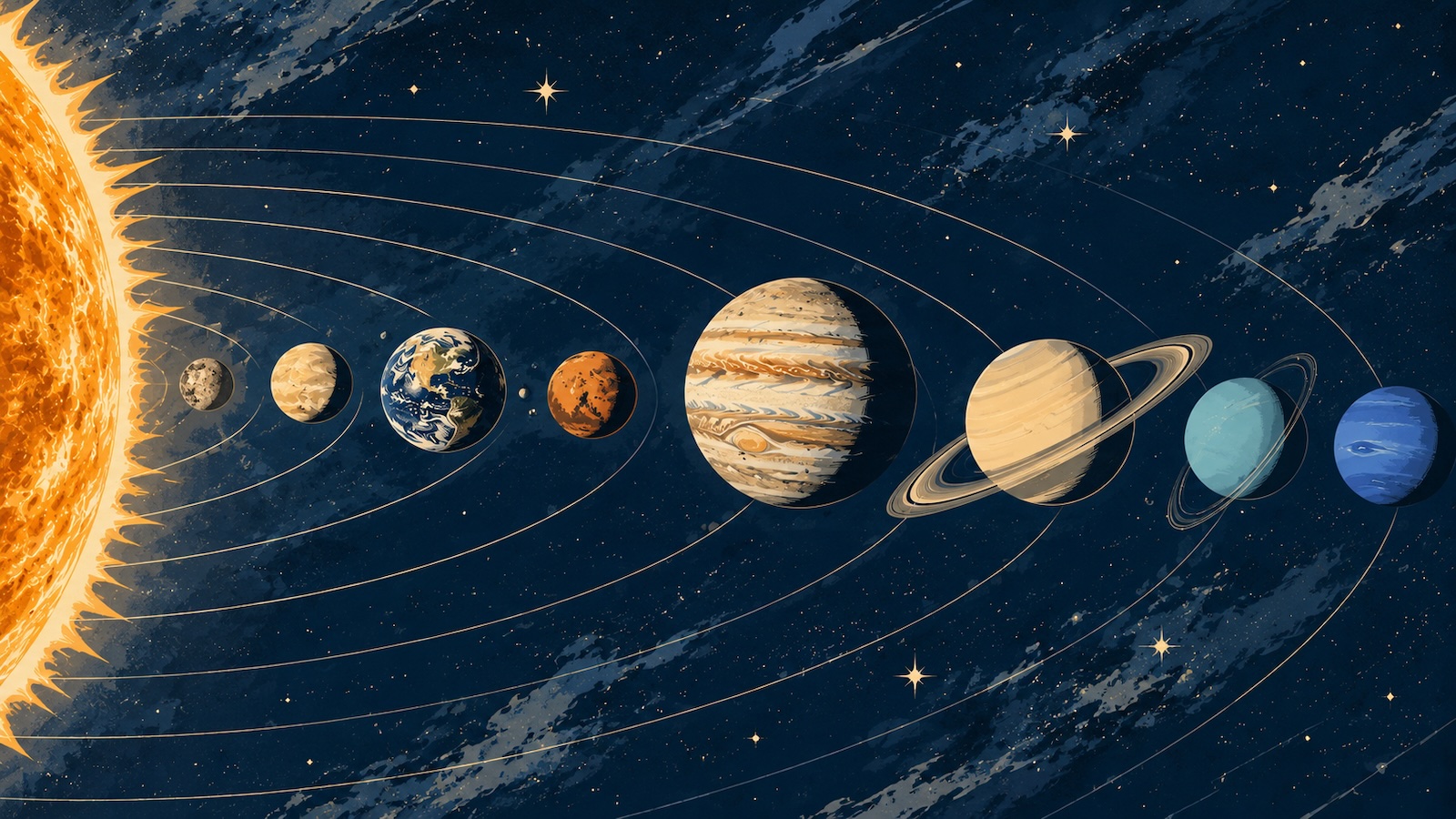 Planetenwissen Die Reihenfolge der Planeten