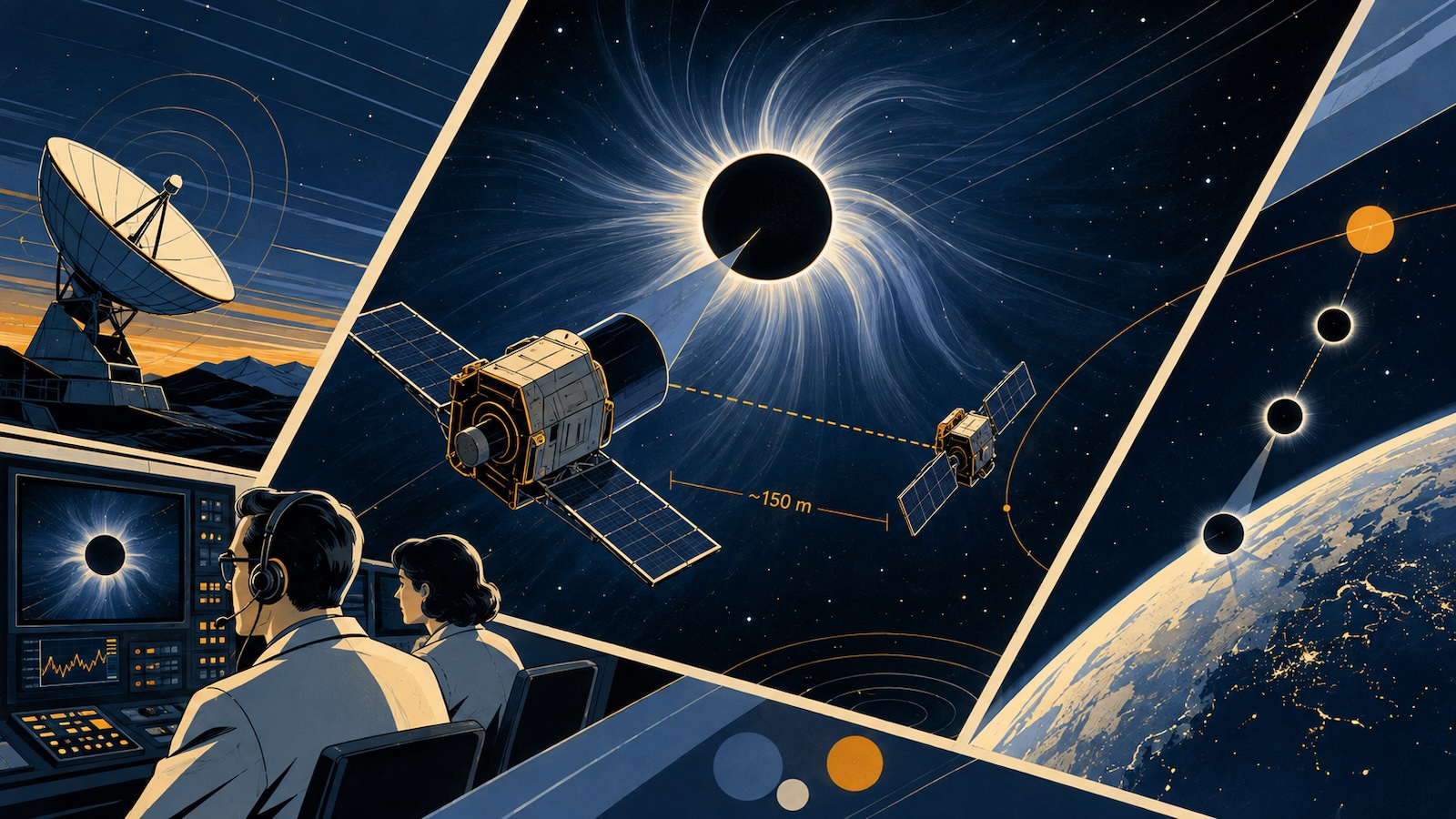 Proba-3 liefert Vorschau auf die Sonnenkorona