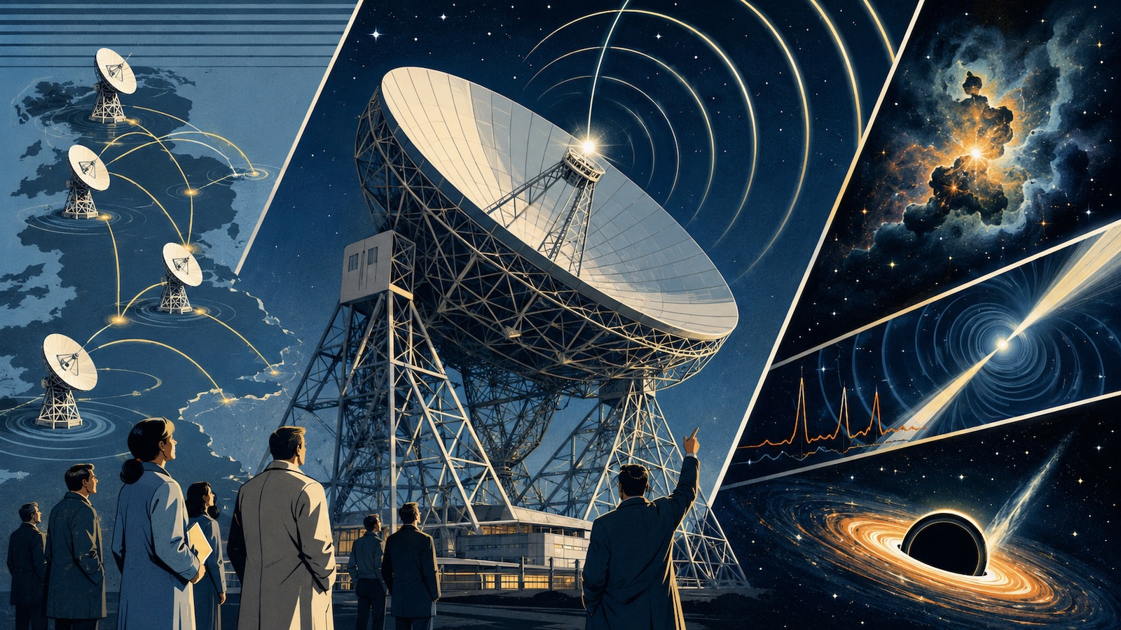 Protest gegen Kuerzungen am Jodrell-Bank-Observatorium