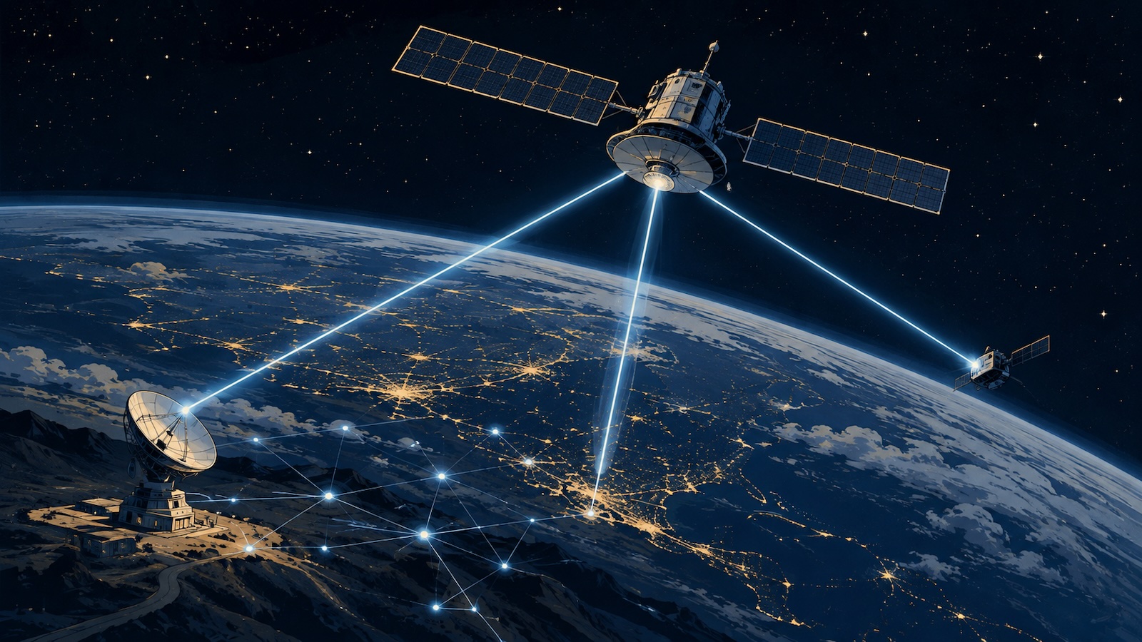 Quanteninternet aus dem Weltraum Europas Plan fuer abhoersichere Verbindungen