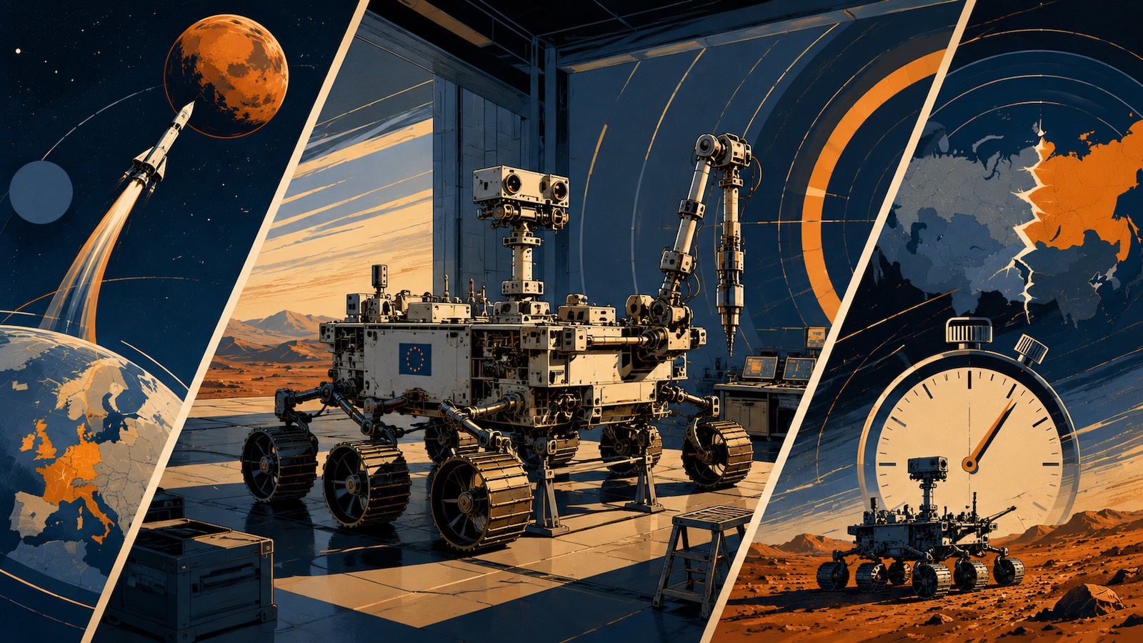 Rosalind Franklin Wann startet Europas Mars-Rover und wonach sucht er