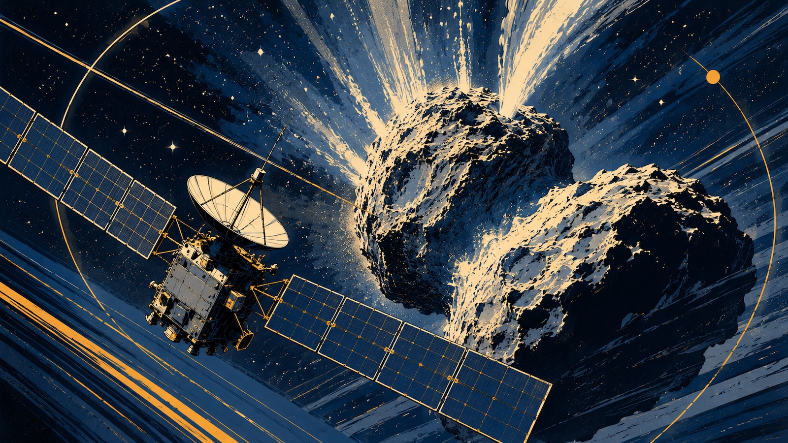 Rosetta Was entdeckte die Raumsonde am Kometen 67P