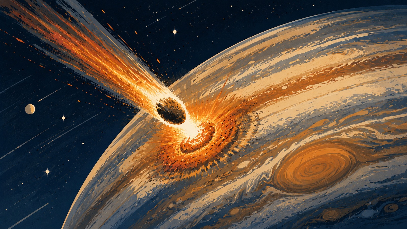 Shoemaker-Levy 9 Was geschah beim Einschlag des Kometen auf Jupiter