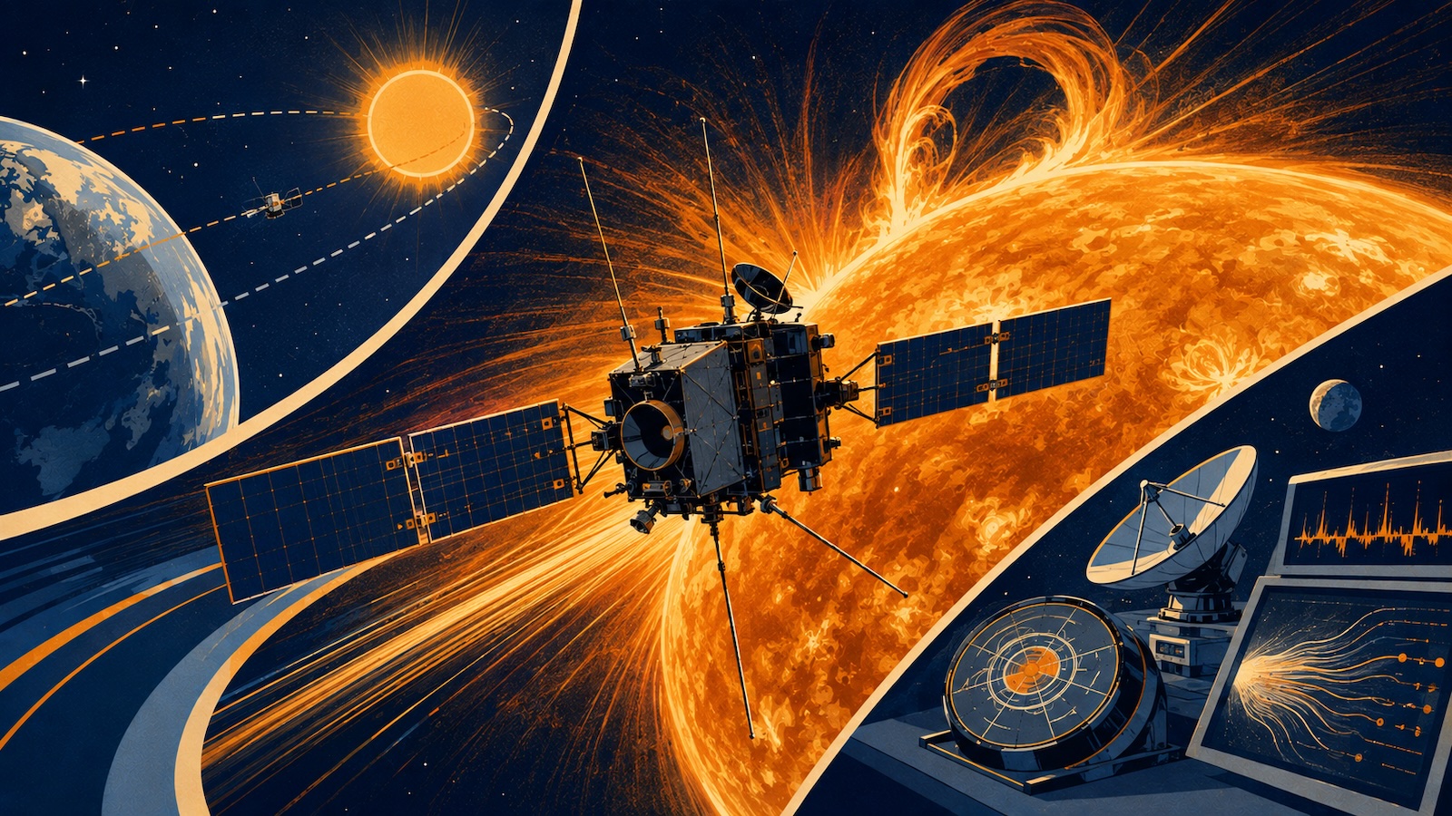 Solar Orbiter naehert sich erneut der Sonne