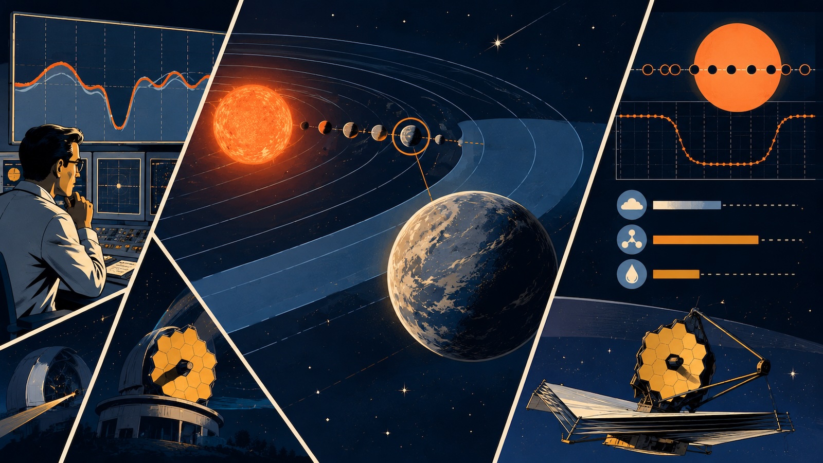 Sternflecken erschweren Atmosphaerensuche bei TRAPPIST-1f