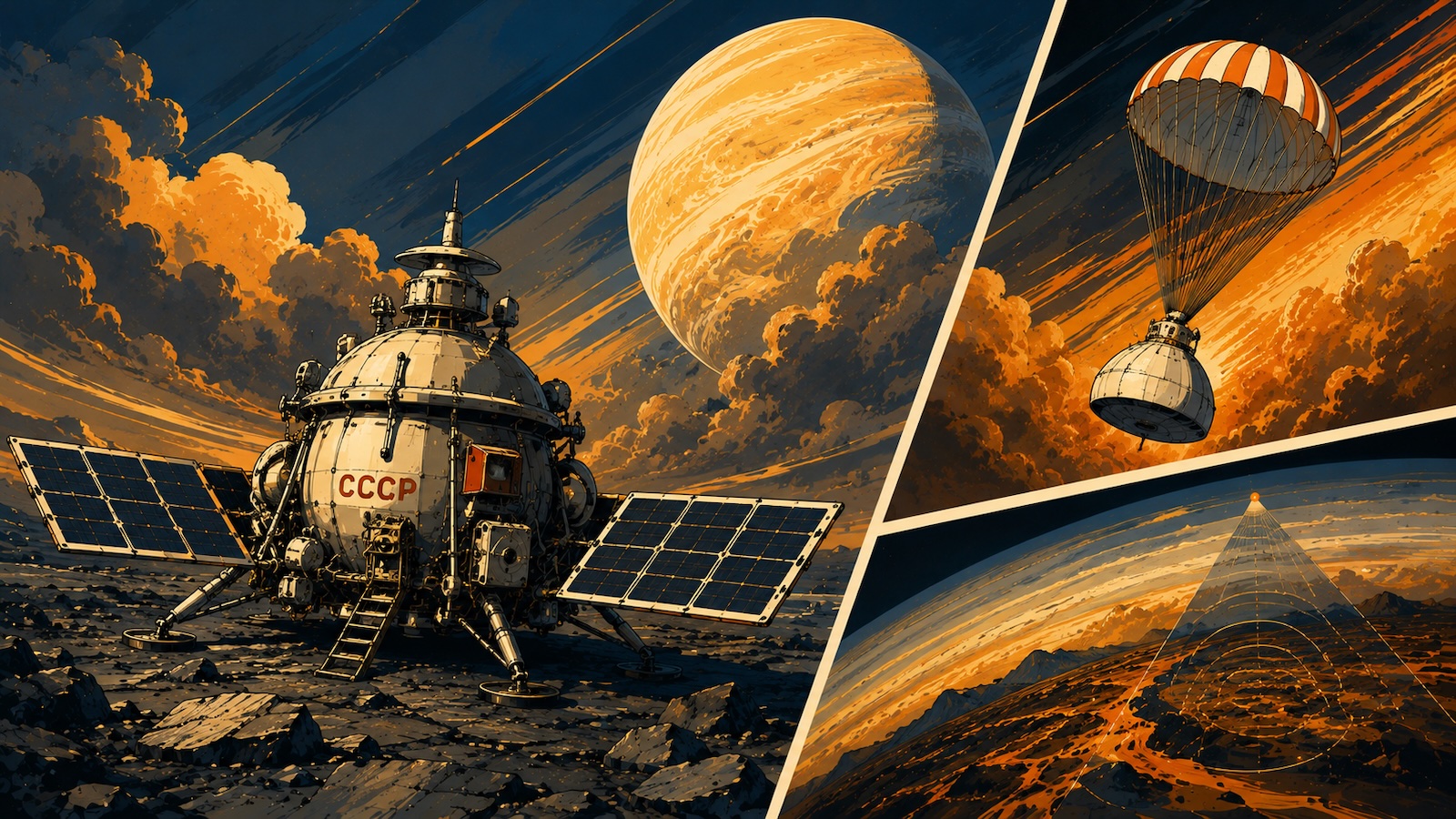 Venera 13 Die Raumsonde, die Bilder von der Oberflaeche der Venus sendete