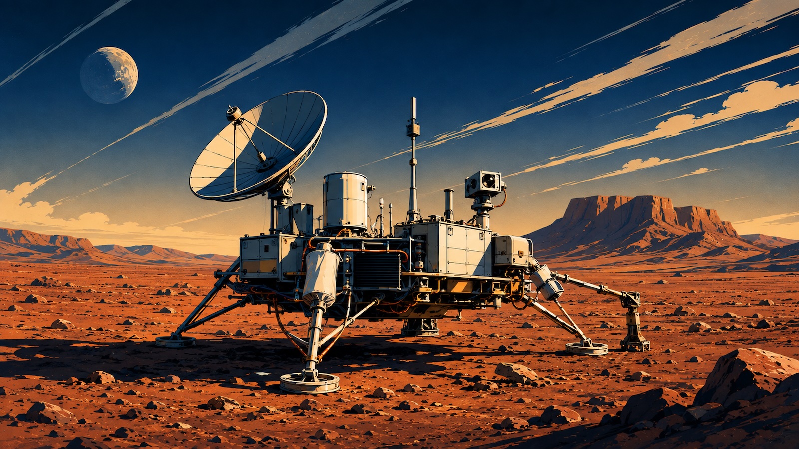 Viking 1 Der Mars wird zur Forschungsstation