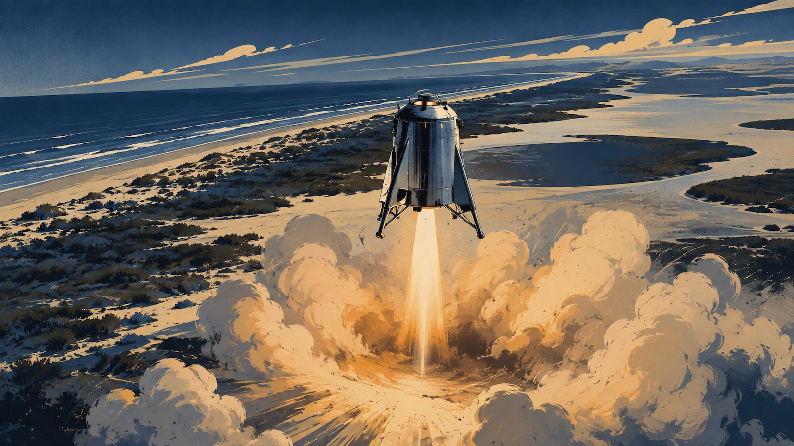 Vor sieben Jahren Starhopper ebnet den Weg fuer Starship
