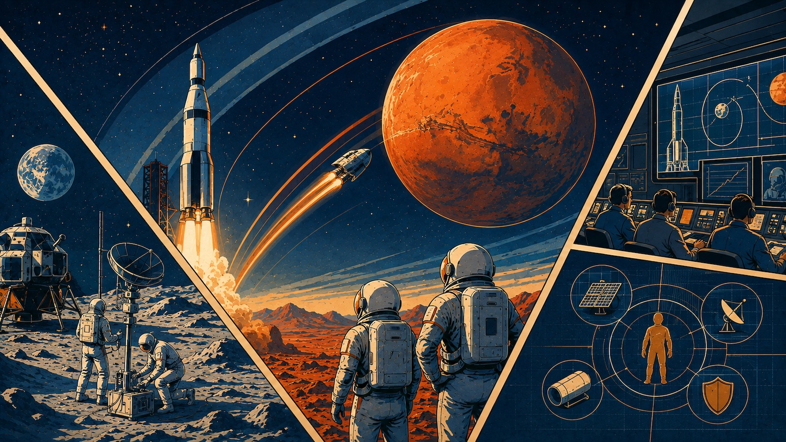 Wann fliegen Menschen zum Mars