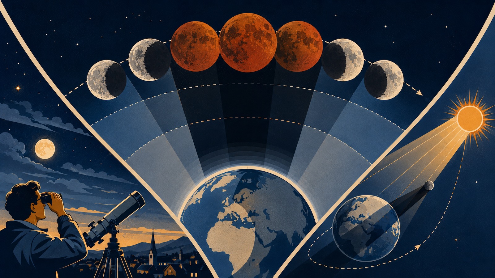 Wann und wo ist die Mondfinsternis am 28 August 2026 in Deutschland zu sehen