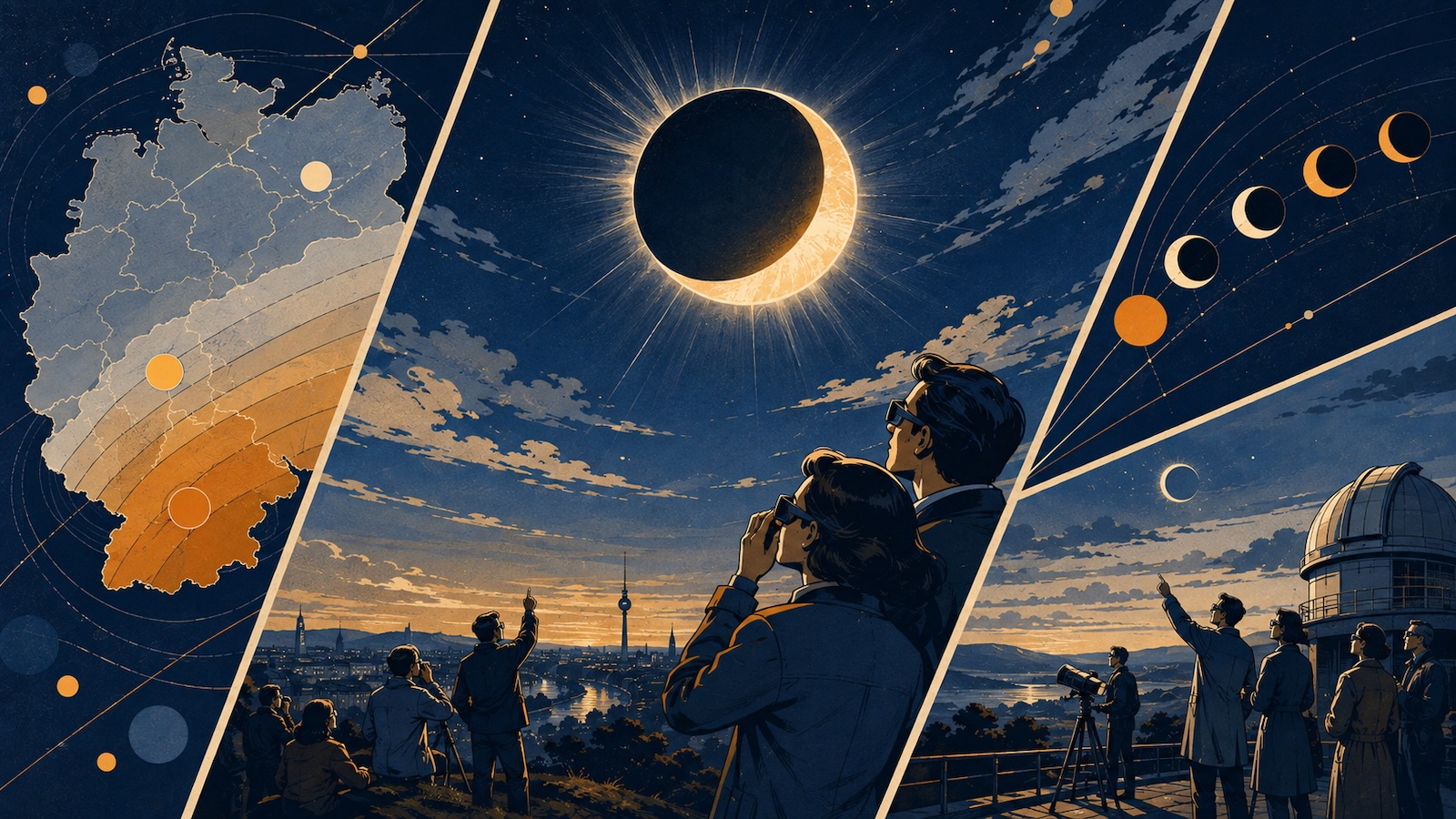 Wann und wo ist die Sonnenfinsternis 2026 in Deutschland zu sehen