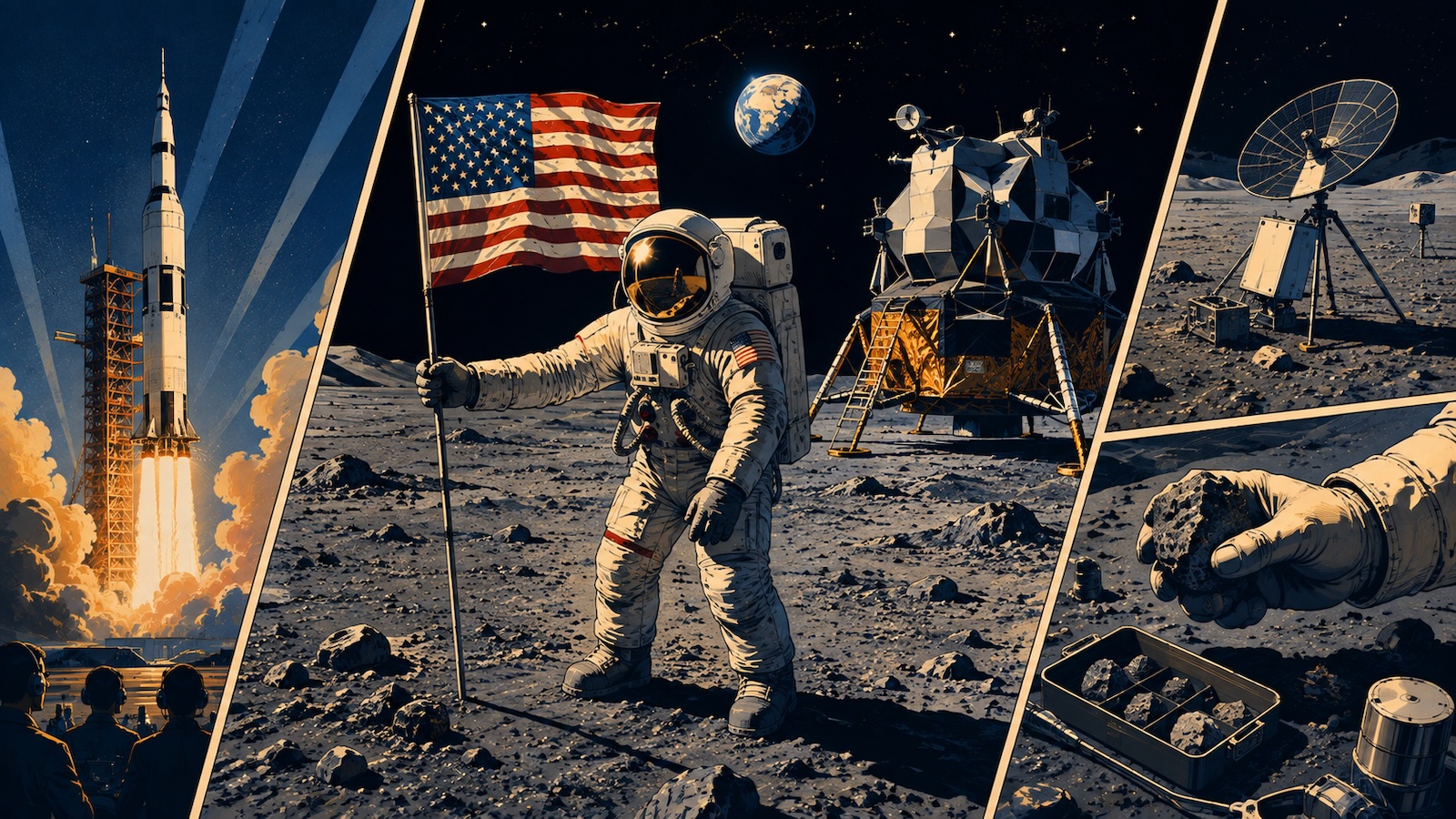 Waren Menschen wirklich auf dem Mond