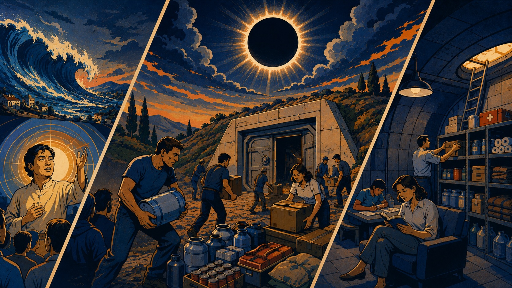 Warum bauten Menschen vor der Sonnenfinsternis von 1999 einen Bunker