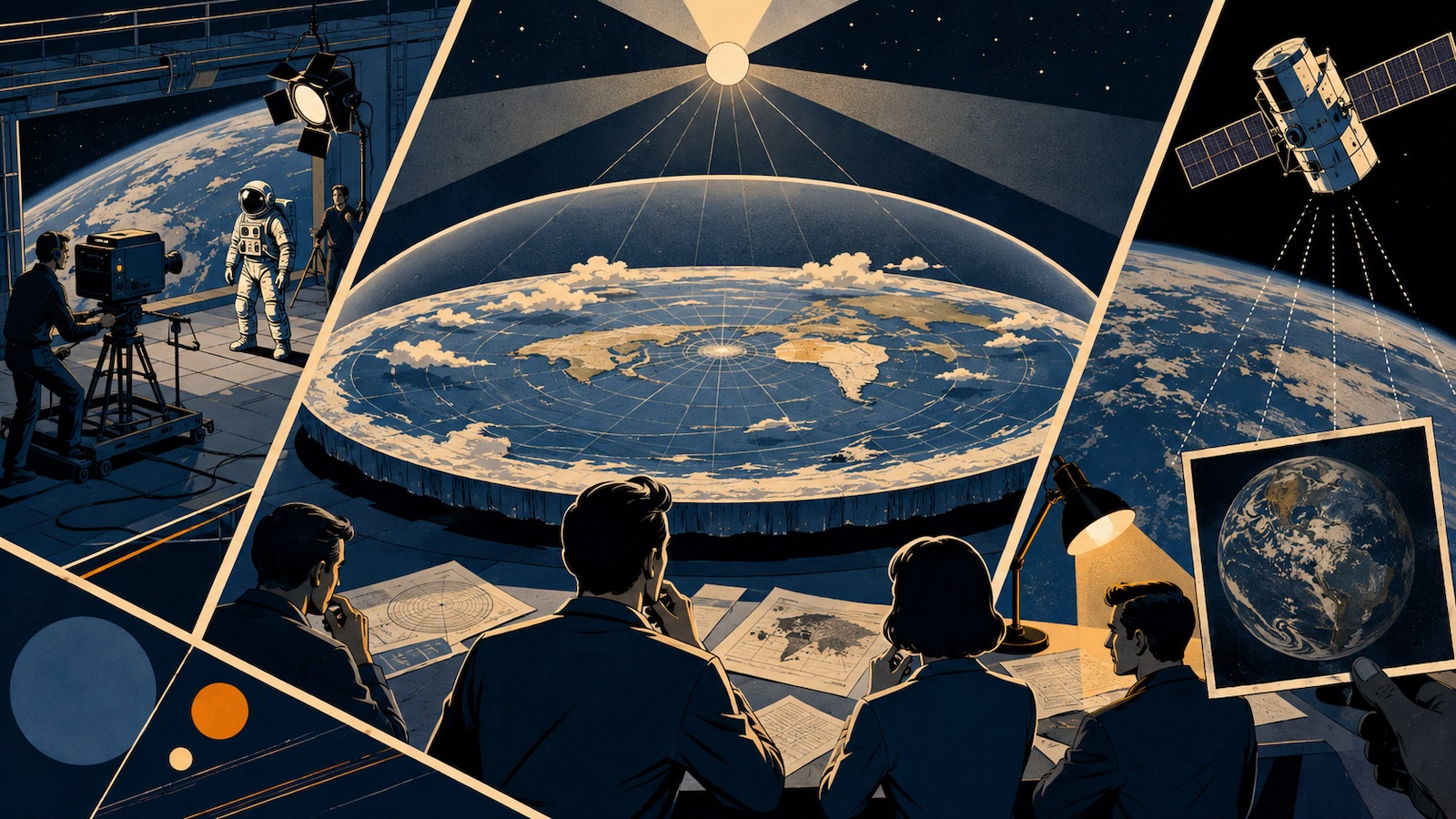 Warum behaupten Flat Earther die NASA taeusche uns