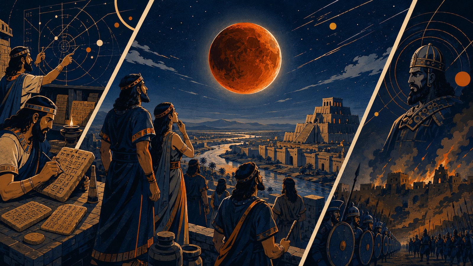 Warum galt der Blutmond frueher als Vorzeichen für Krieg und Unglueck?