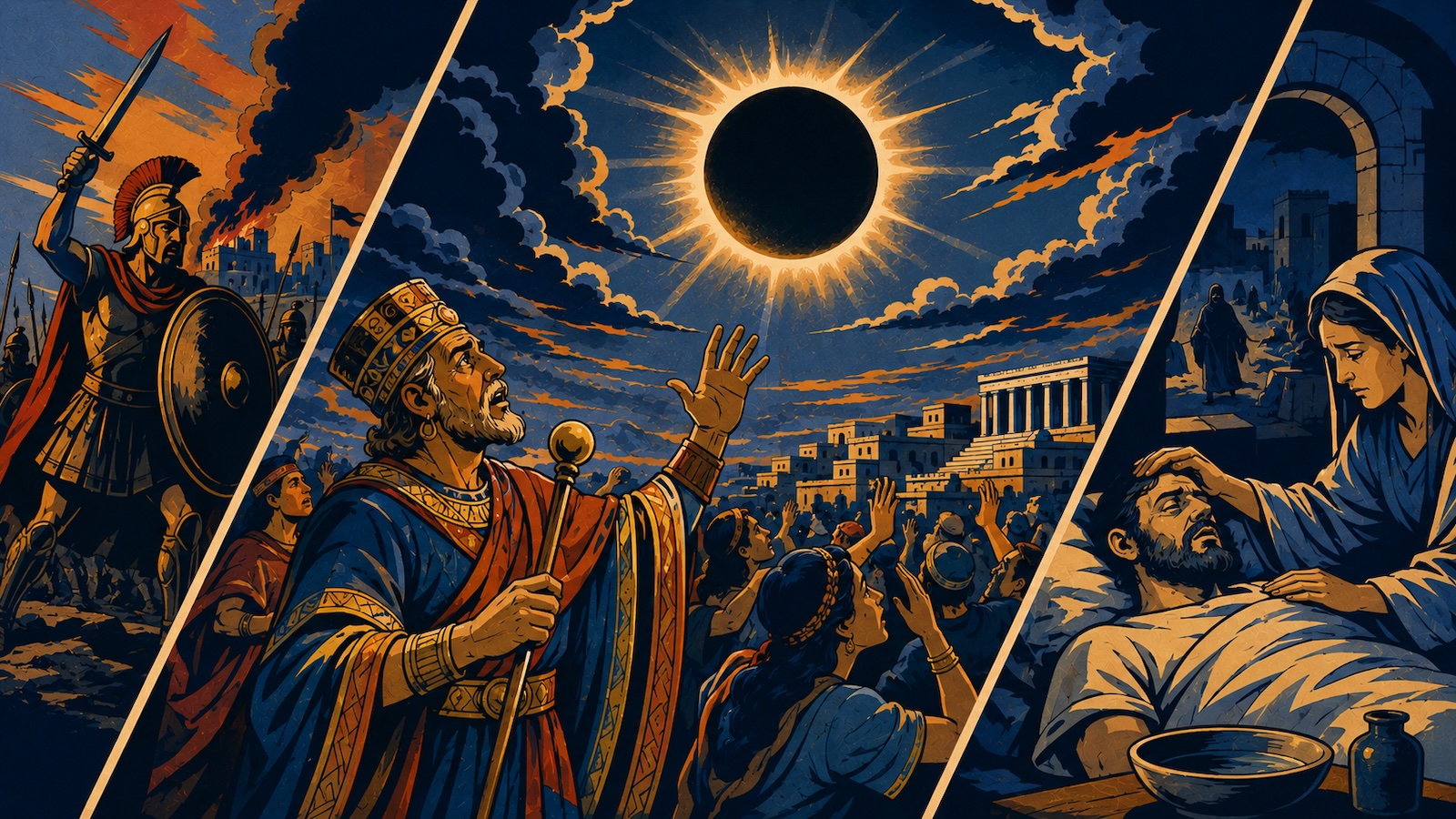 Warum galt eine Sonnenfinsternis frueher als Vorzeichen für Krieg und Unglueck